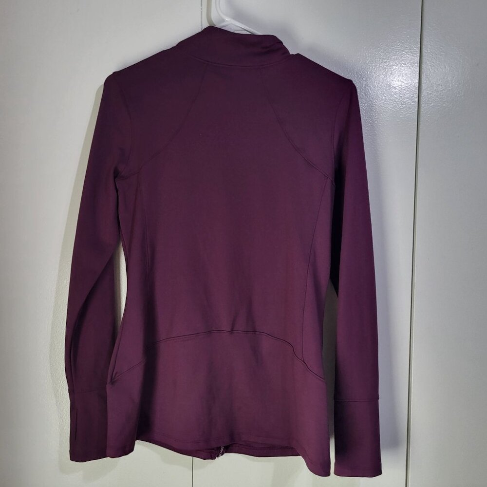 MARIKA Women's Small Purple Plum Full Zip Jacket Workout Athleisure Athletic - Picture 4 of 8
